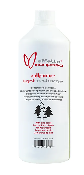 Effetto Mariposa Allpine Light Recharger 1000ml čistiaci prostriedok, náplň