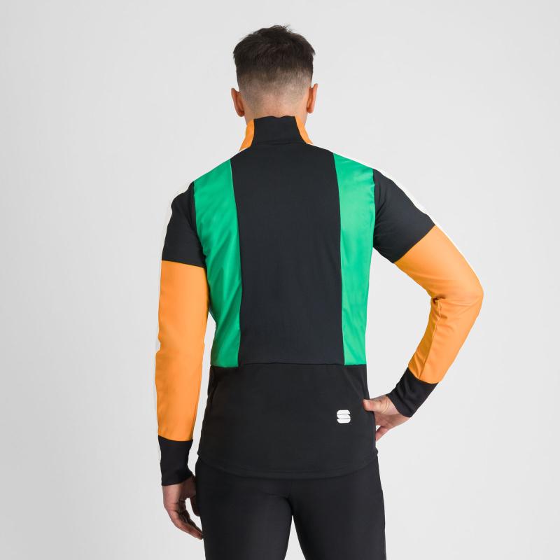 Sportful APEX bunda black/white/green/yellow