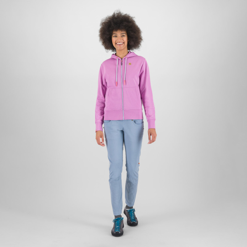 Karpos VOLPE dámska FULL ZIP mikina s kapucňou bloom 4