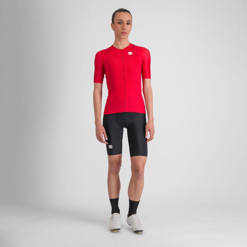 Sportful MATCHY dámsky dres s krátkym rukávom tango red