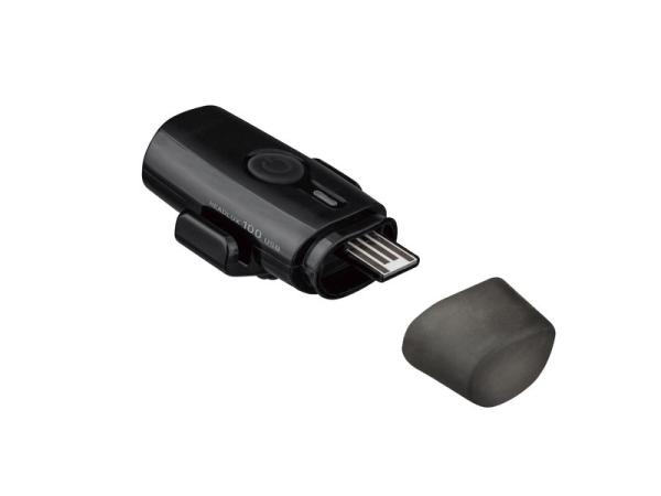 TOPEAK predné svetlo HEADLUX 100 USB čierne