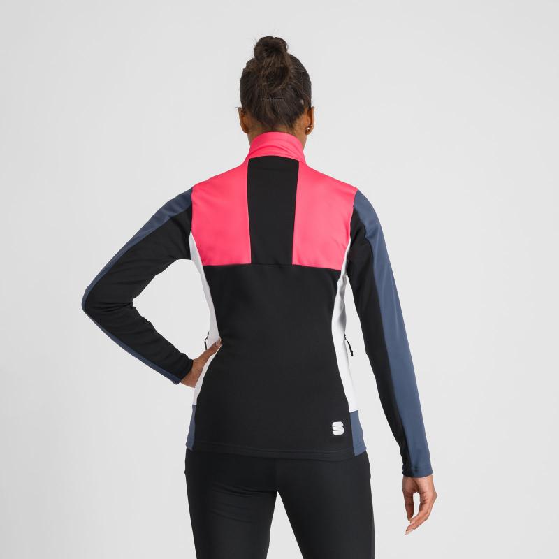 Sportful SQUADRA dámska bunda galaxy blue/raspberry pink 1