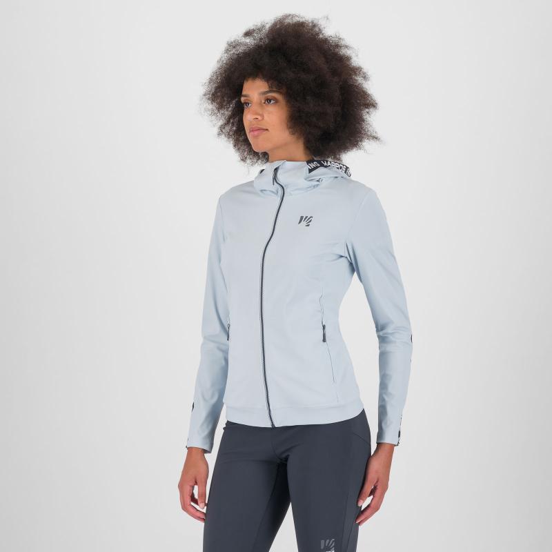 Karpos EASYFRIZZ FULL-ZIP dámska mikina s kapucňou skywriting/ombre blue