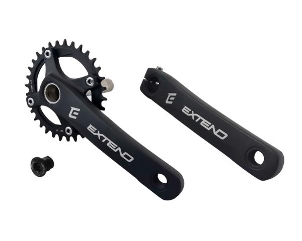 EXTEND kľuky MTB SR11 32z, 170mm dural