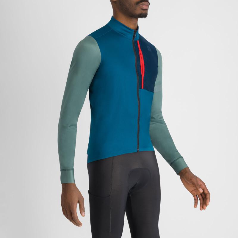Sportful SUPERGIARA THERMAL dres teal blu shrub green 2