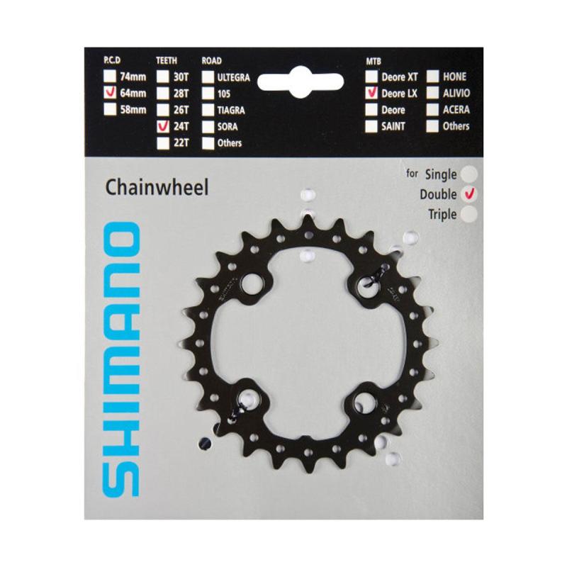 SHIMANO prevodník 24z. FCM675 SLX čierny 64mm