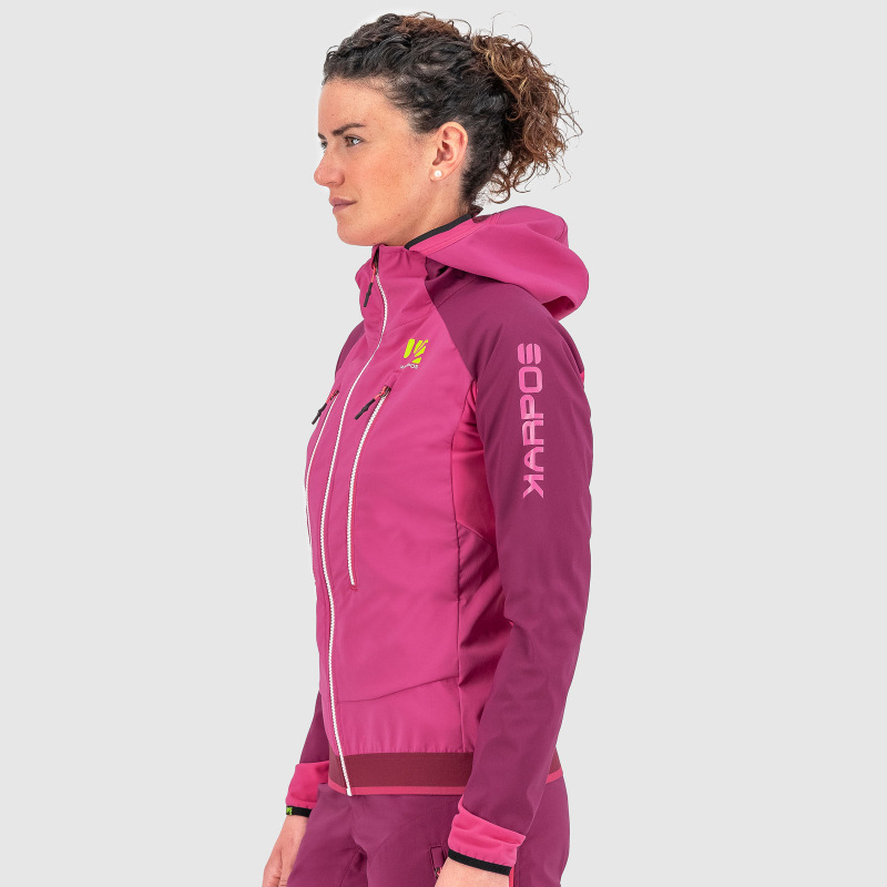 Karpos PIZ PALU&rsquo; dámska bunda malinová/ružová 7