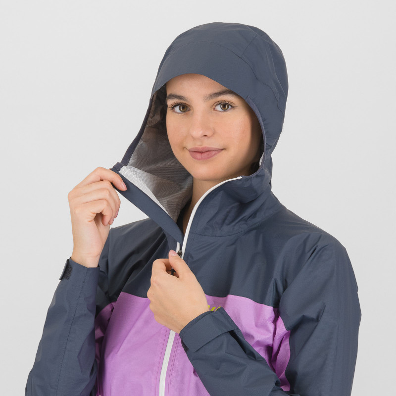 Karpos LAVAREDO RAIN EVO dámska bunda ombre blue/bloom 6