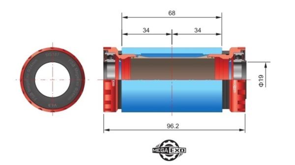 FSA MegaExo BB-1000 MTB 19mm