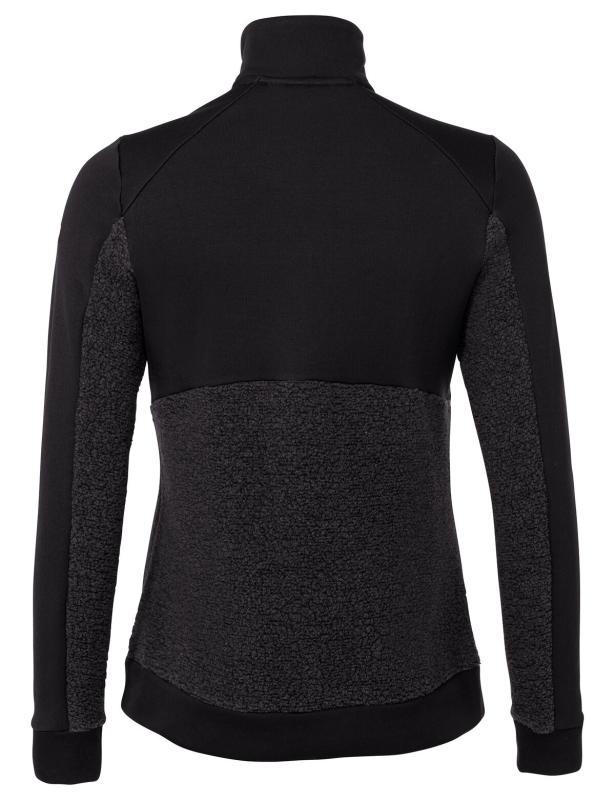 Vaude mikina Skomer Wool Fleece, dámska, phantom black