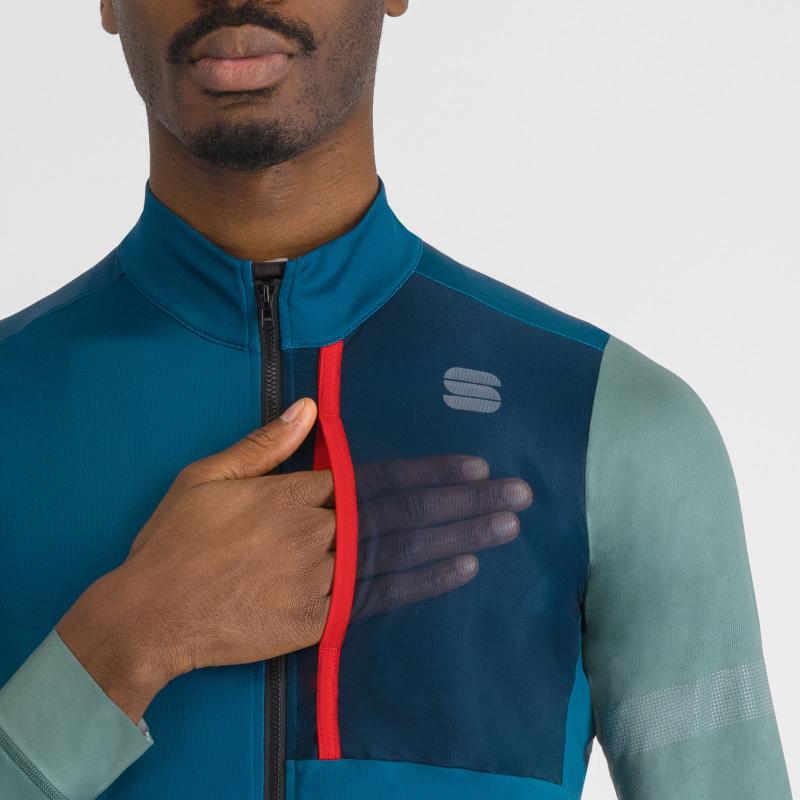 Sportful SUPERGIARA THERMAL dres teal blu shrub green 3