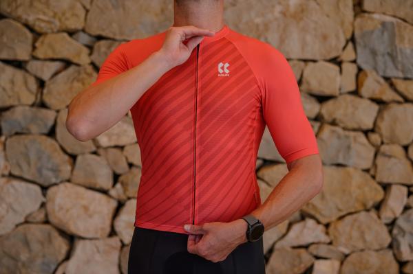 Cyklistický dres KALAS MOTION Z4 | Dres SPINN | Imperial red