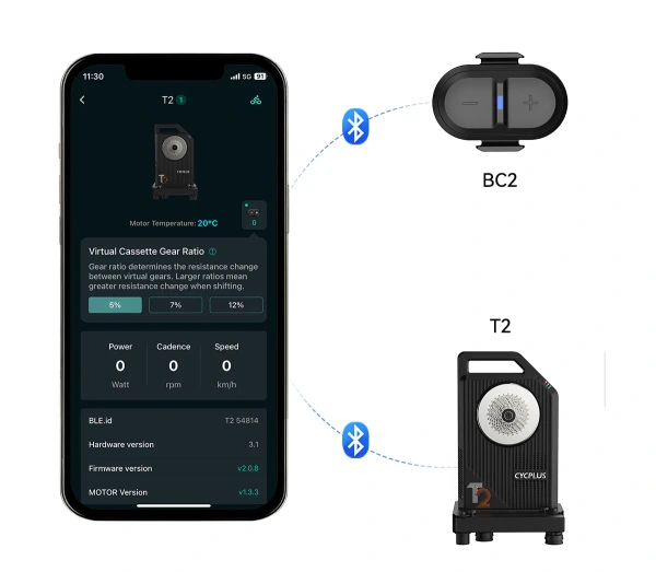 CYCPLUS T2 Cyklotrenažér 4