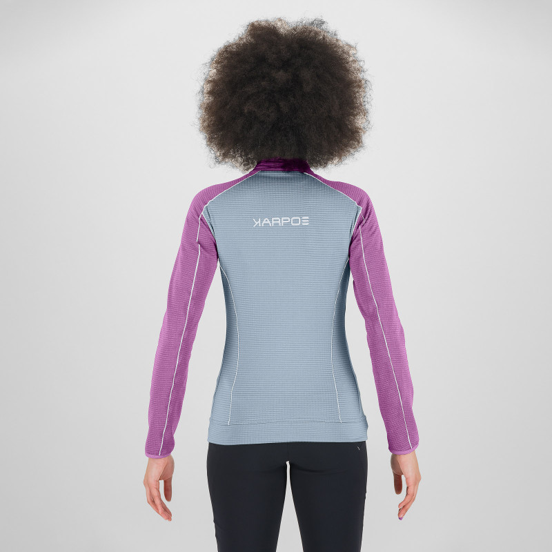 Karpos AMBRIZZOLA dámska FULL ZIP flíska mist/bloom 3