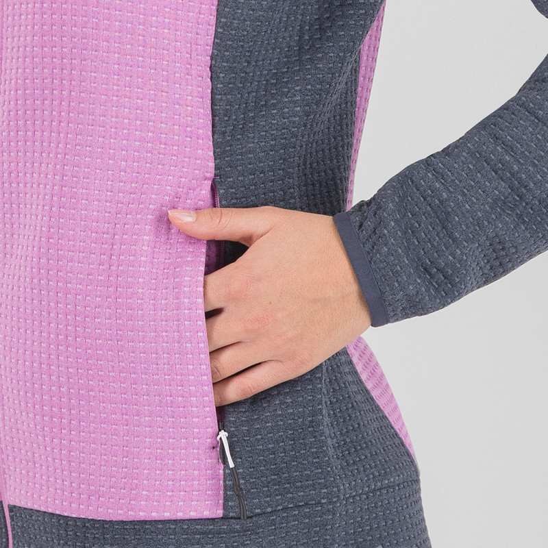 Karpos AVERAU dámska FULL-ZIP mikina s kapucňou bloom/ombre blue 7