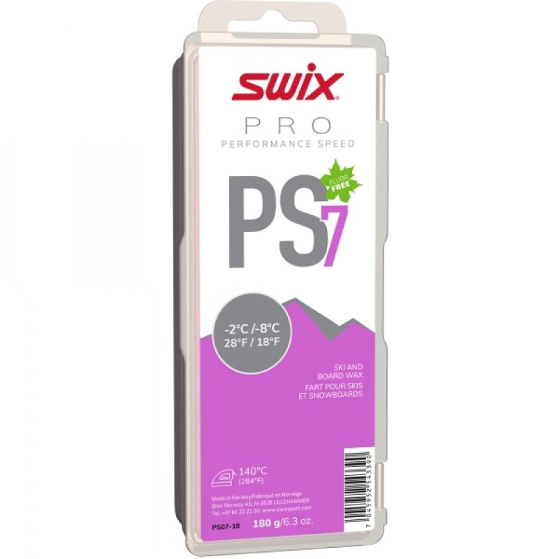 SWIX sklzový vosk Pure speed PS 7 180g