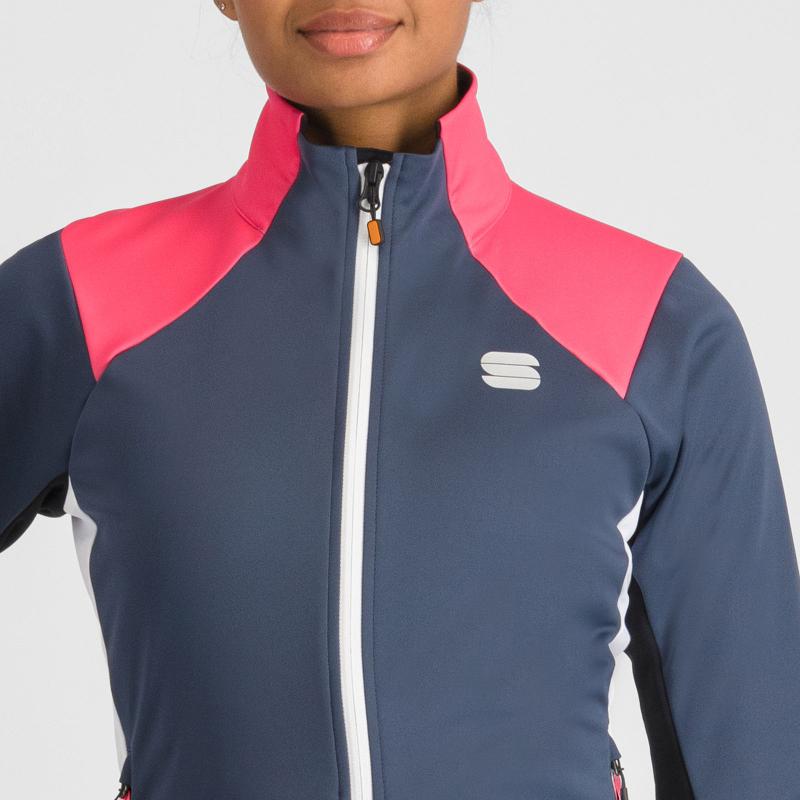 Sportful SQUADRA dámska bunda galaxy blue/raspberry pink 3