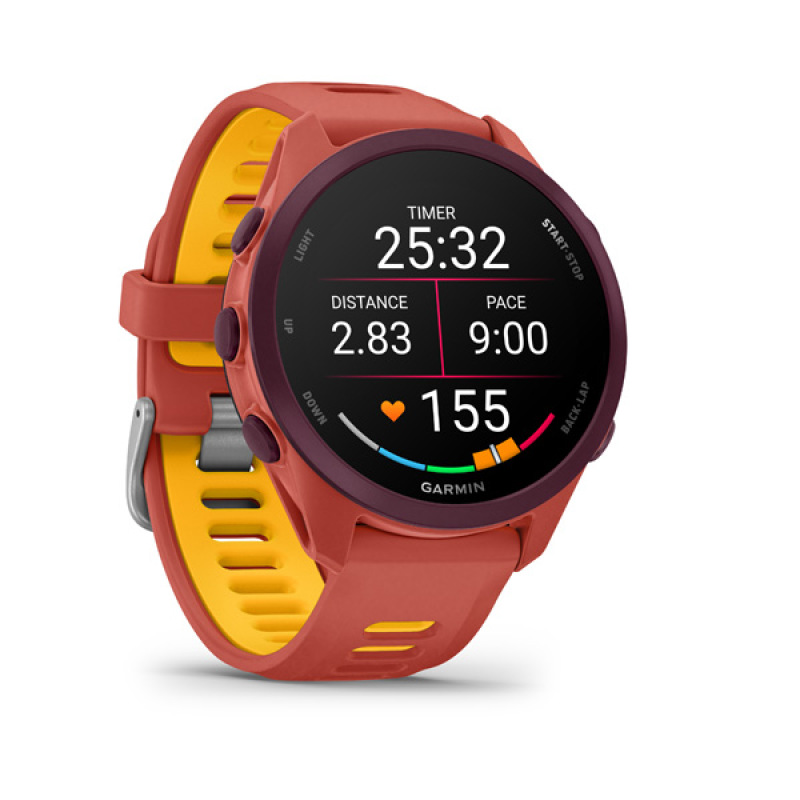 Garmin Forerunner 170 Music, Teal Green/Citron 5