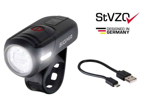 SIGMA Svetlo predné AURA 45 USB 45 Lux