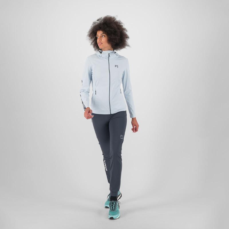 Karpos EASYFRIZZ FULL-ZIP dámska mikina s kapucňou skywriting/ombre blue