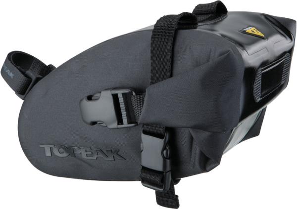 TOPEAK podsedlová taška WEDGE DRY BAG  Medium čierna, popruh