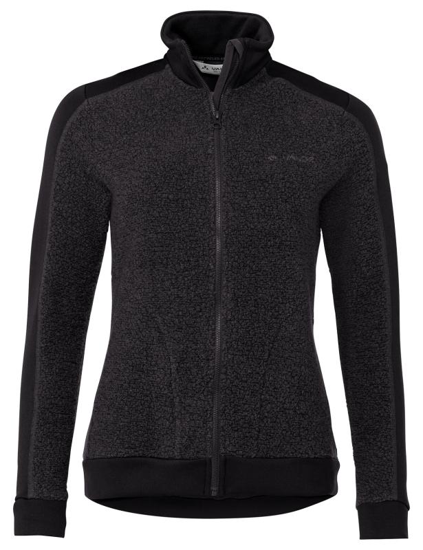 Vaude mikina Skomer Wool Fleece, dámska, phantom black