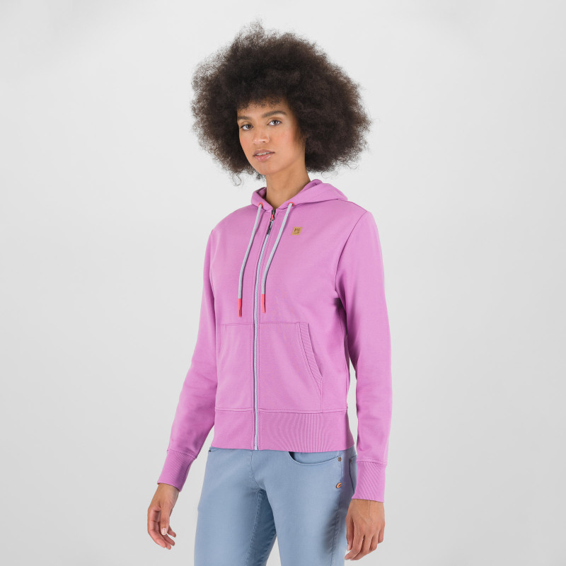 Karpos VOLPE dámska FULL ZIP mikina s kapucňou bloom 3