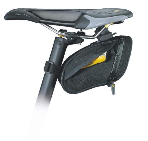 TOPEAK podsedlová taška AERO WEDGE PACK DX Medium + držiak F25