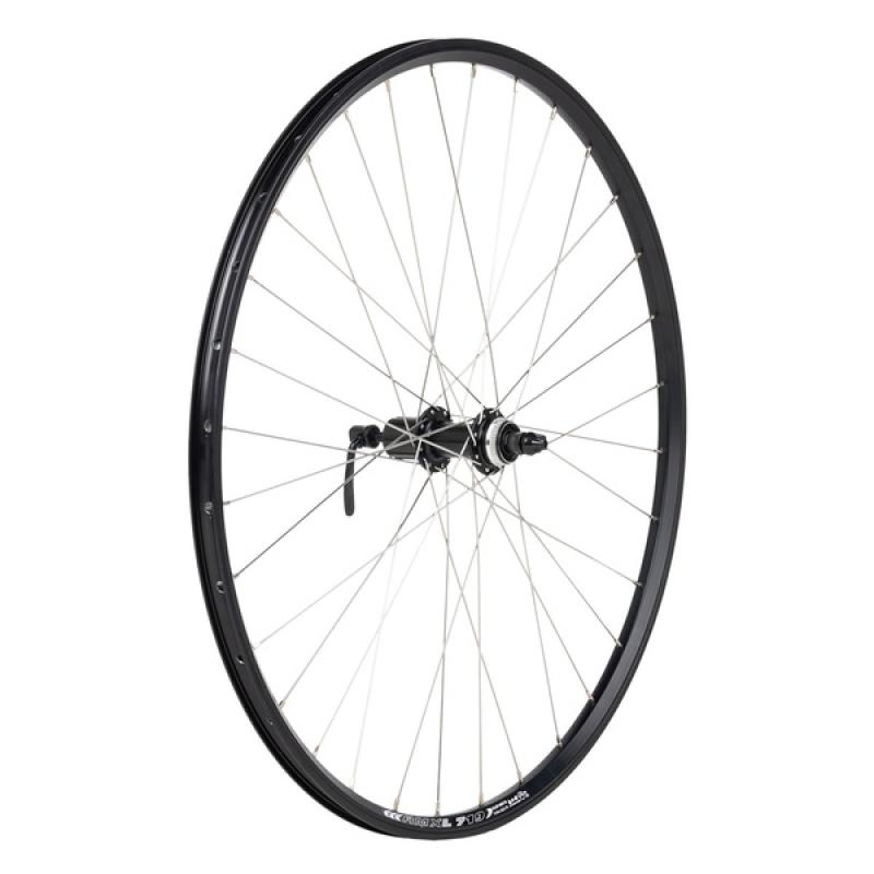 DEMA koleso MTB Disc 28/29" čierne zadné kazetové s QR, uchytenie 6dier