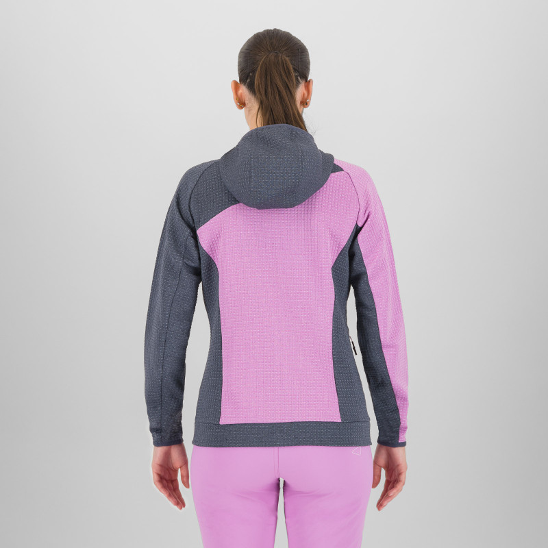 Karpos AVERAU dámska FULL-ZIP mikina s kapucňou bloom/ombre blue 3