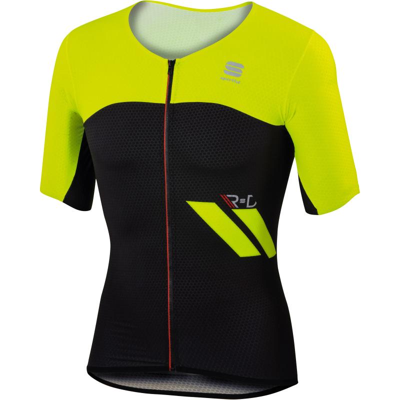 Sportful R&D Cima dres čierny/žltý fluo