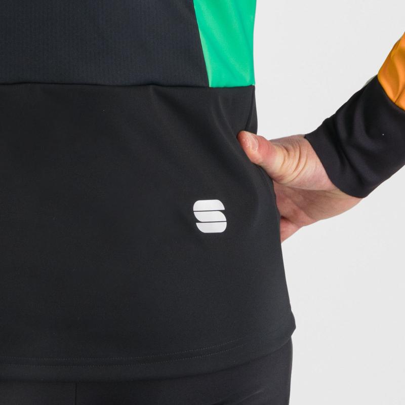 Sportful APEX bunda black/white/green/yellow