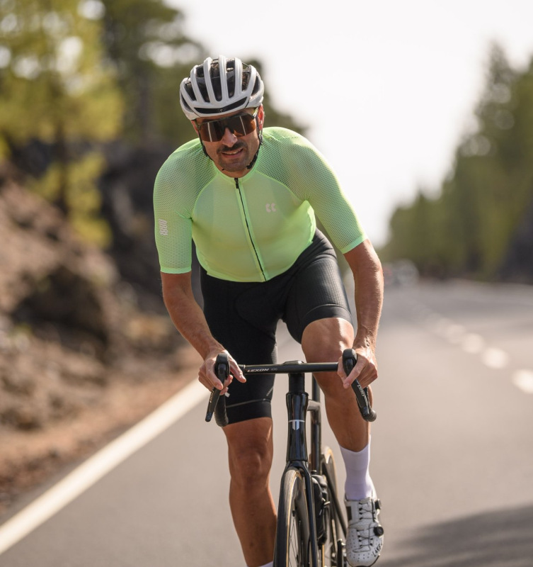 Cyklistický dres KALAS PASSION Z6 | Dres VERANO | Neon Lime 2