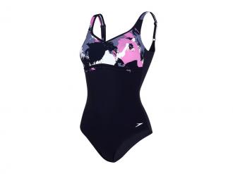 Dámske plavky Speedo Sculpture ContourLuxe Printed Swimsuit
