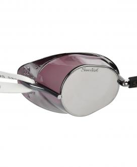 Plavecké okuliare Speedo Swedish Mirror čierna/sivá zrkadlová