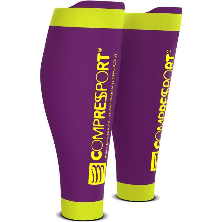 COMPRESSPORT R2 V2 kompresné návleky - purple