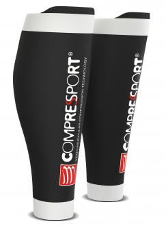 COMPRESSPORT R2 V2 kompresné návleky - black