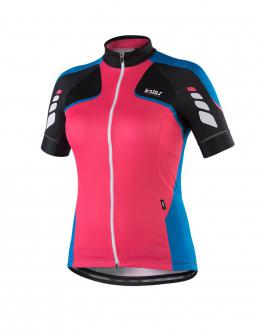 Dámsky cyklistický dres KALAS TITAN X6 ružová/modrá