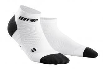 CEP Bežecké členkové ponožky 3.0 biela/tmavá šedá